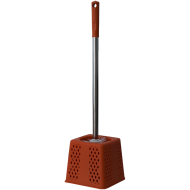 Set toaleta cu perie si maner metalic 47 cm Adison